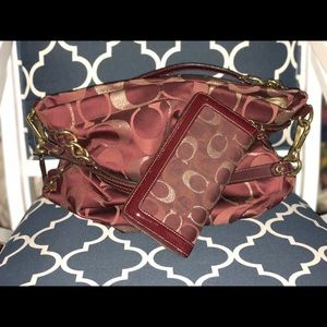 Coach Handbag and matching wallet